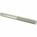 Bsc Preferred 18-8 Stainless Steel Threaded on One End Stud 6-32 Thread Size 1-1/2 Long 97042A146